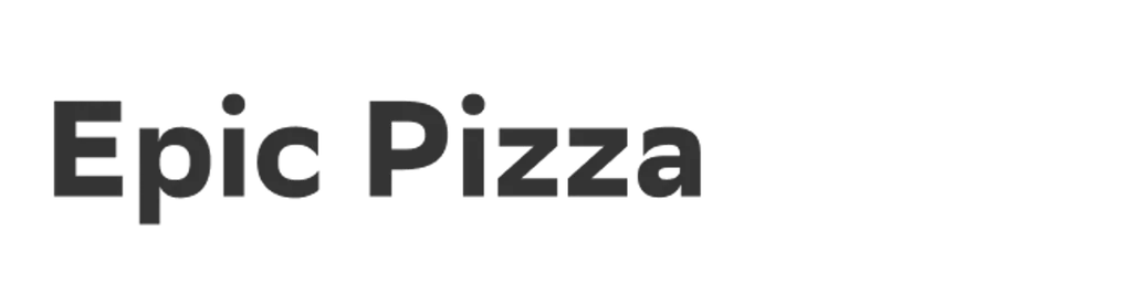 Epic Pizza