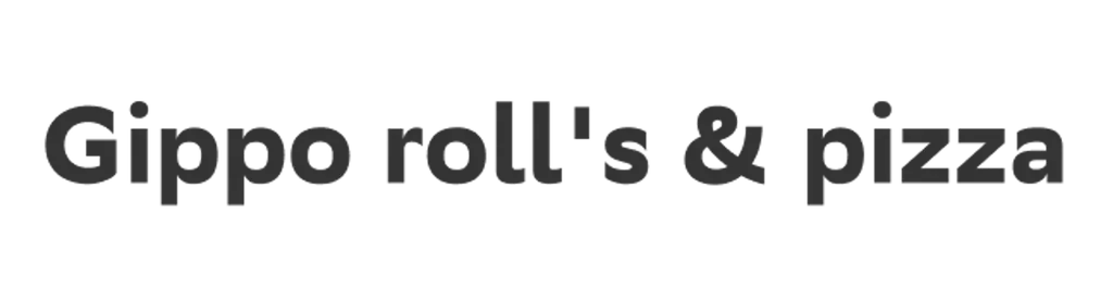 Gippo roll's & pizza